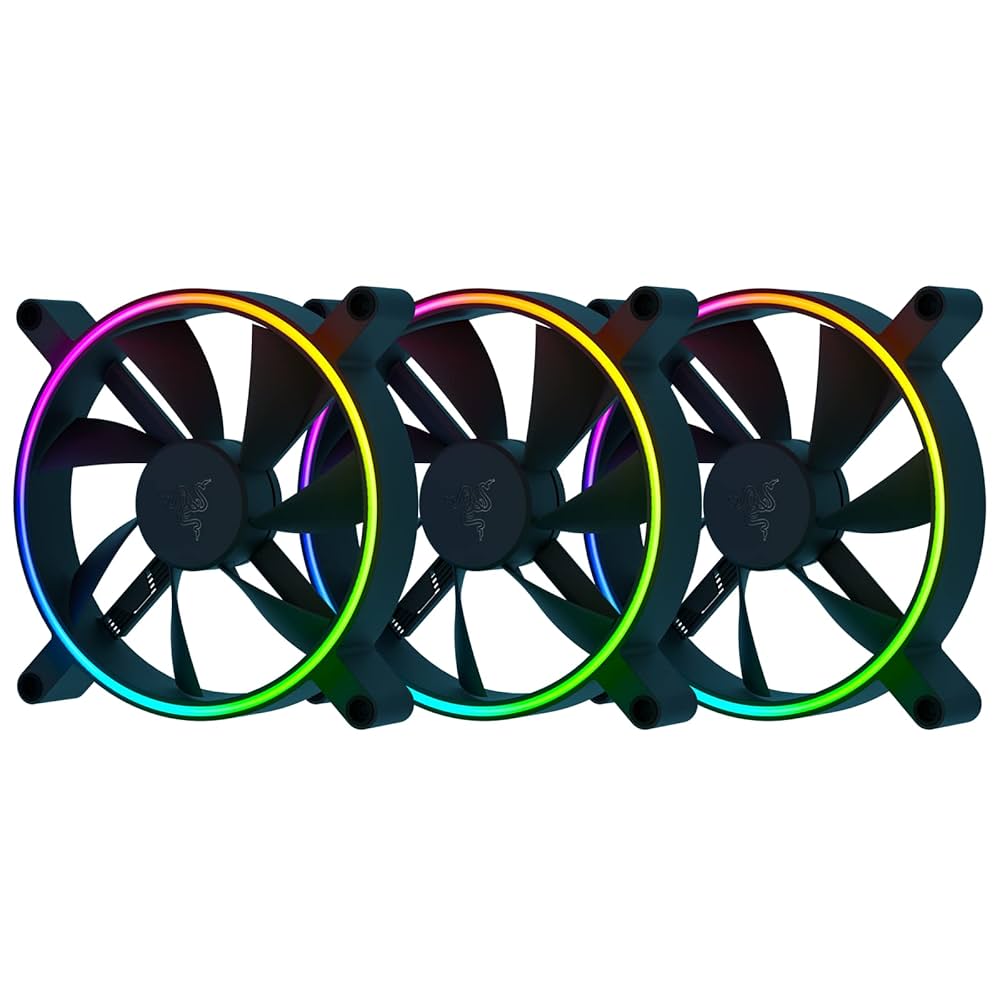 RAZER KUNAI CHROMA 120mm PWMファン Amazon.com: Razer Kunai Hydraulic 140MM aRGB PC Fan: Quiet